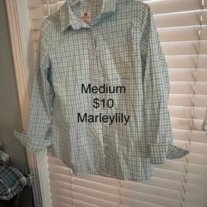 Marleylily Long sleeve button down top